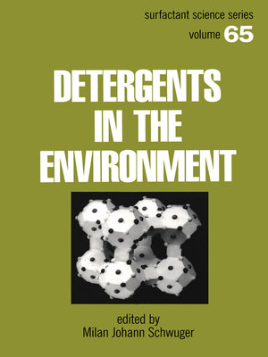 cover image of Detergents and the Environment